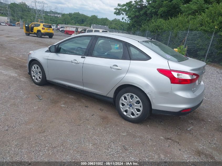 2012 Ford Focus Se VIN: 1FAHP3F23CL225594 Lot: 39631002