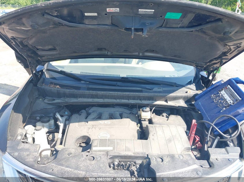 2012 Nissan Murano Sl VIN: JN8AZ1MW5CW228158 Lot: 39631007