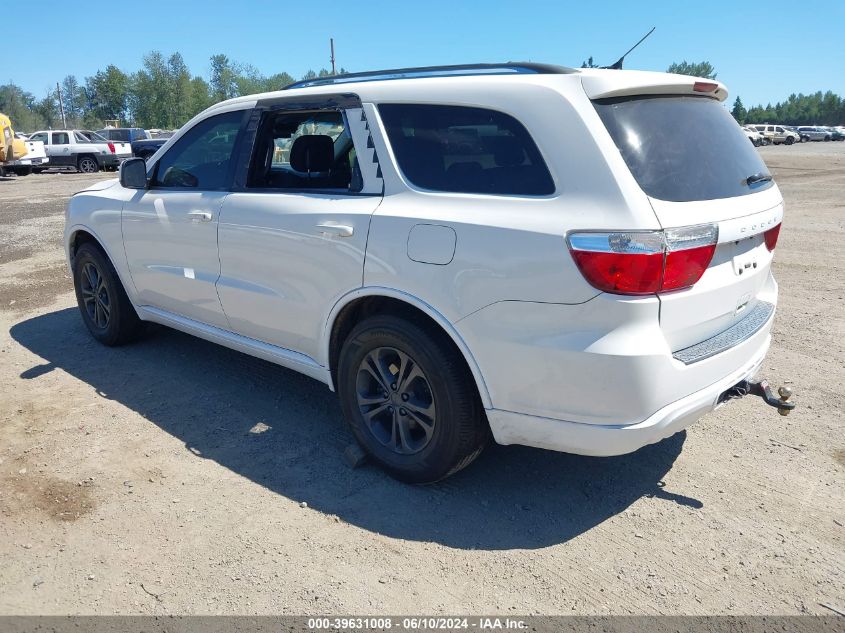 2012 Dodge Durango Sxt VIN: 1C4RDJAGXCC100588 Lot: 39631008