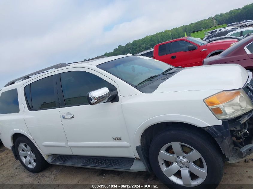 2009 Nissan Armada Le VIN: 5N1AA08D79N604293 Lot: 39631034