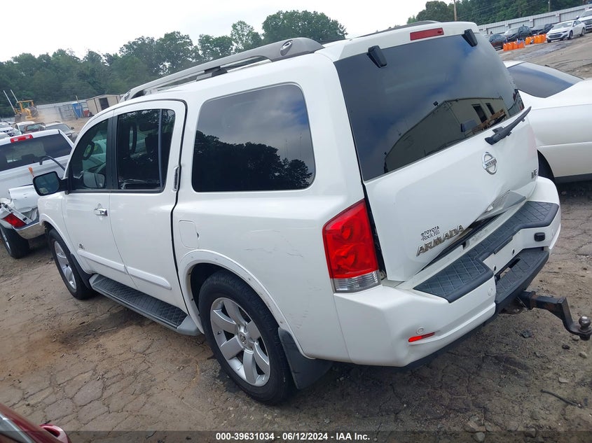 2009 Nissan Armada Le VIN: 5N1AA08D79N604293 Lot: 39631034