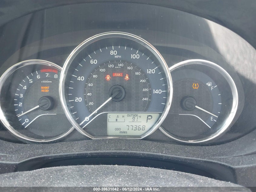 2014 Toyota Corolla Le VIN: 2T1BURHE2EC108649 Lot: 39631042