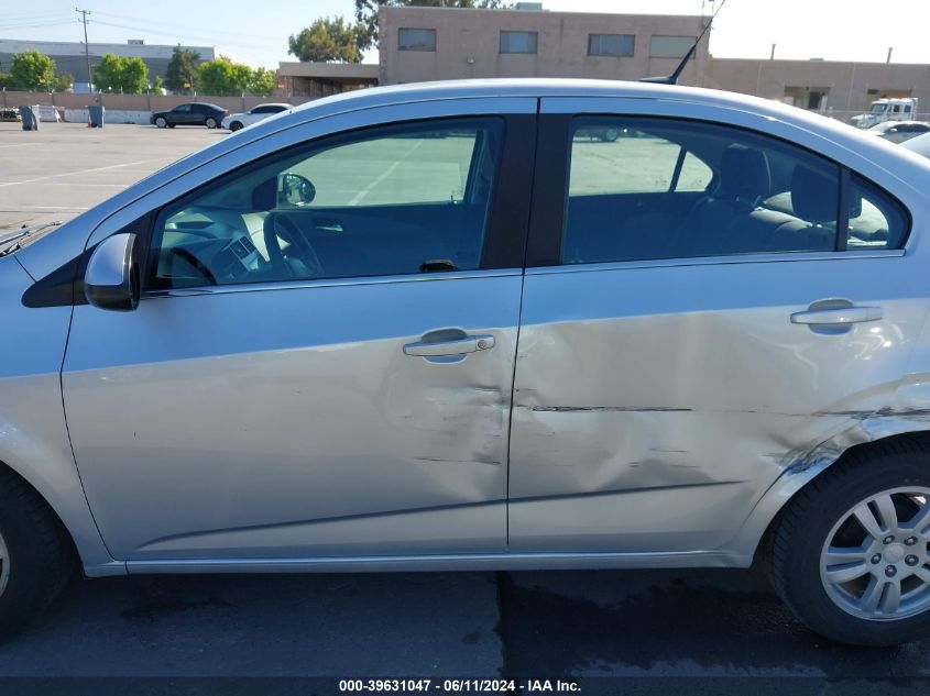 2013 Chevrolet Sonic Lt Auto VIN: 1G1JC5SG3D4242971 Lot: 39631047