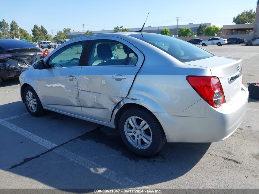 2013 Chevrolet Sonic Lt Auto VIN: 1G1JC5SG3D4242971 Lot: 39631047