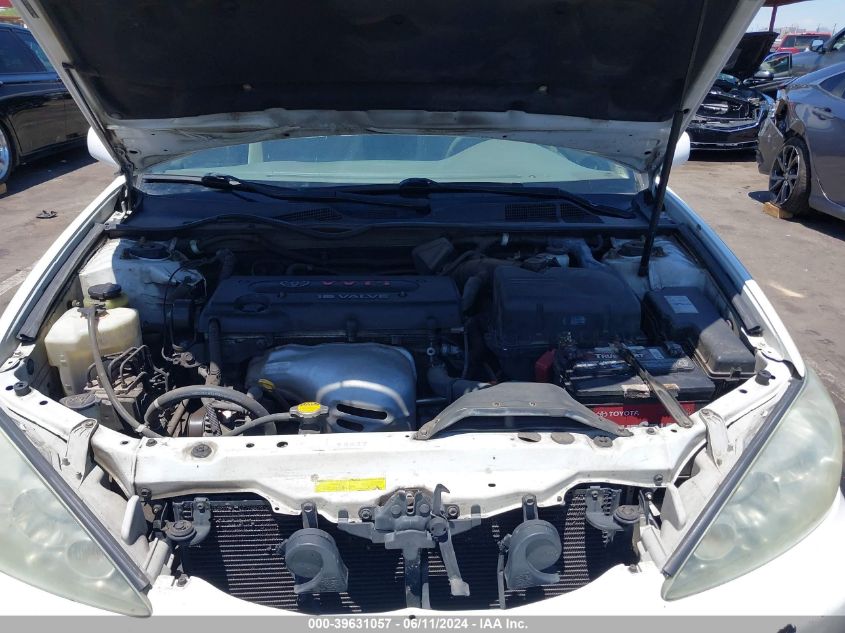 2005 Toyota Camry Le VIN: 4Z1BE32K35U579653 Lot: 39631057