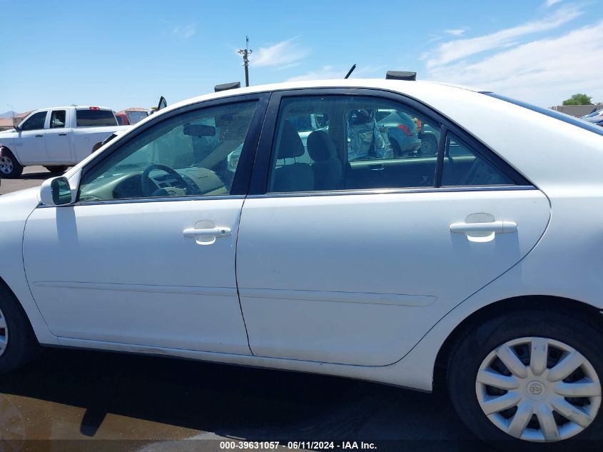 2005 Toyota Camry Le VIN: 4Z1BE32K35U579653 Lot: 39631057