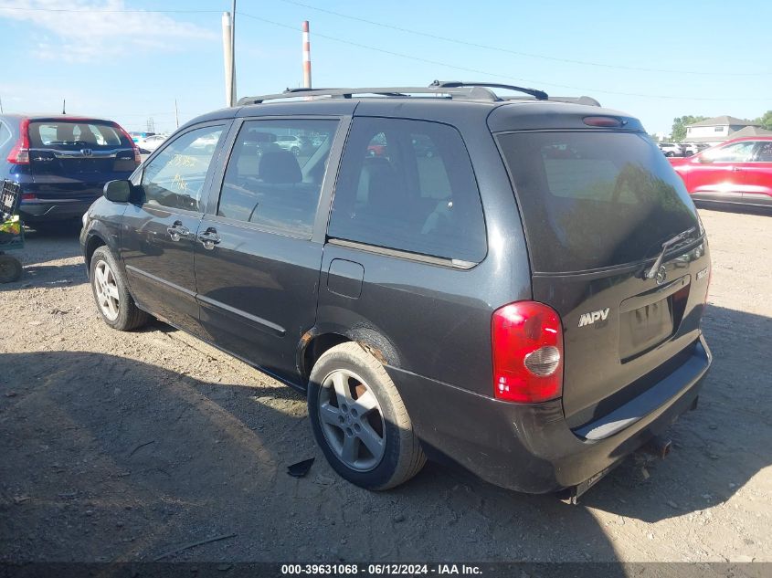 2003 Mazda Mpv Es/Lx/Lx-Sv VIN: JM3LW28J330336595 Lot: 39631068