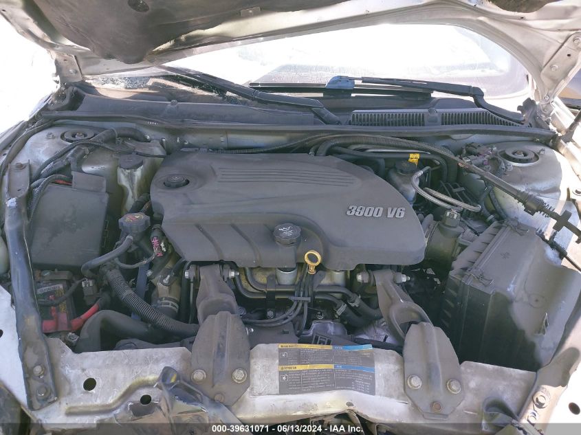 2009 Chevrolet Impala Ltz VIN: 2G1WU57M291282964 Lot: 39631071