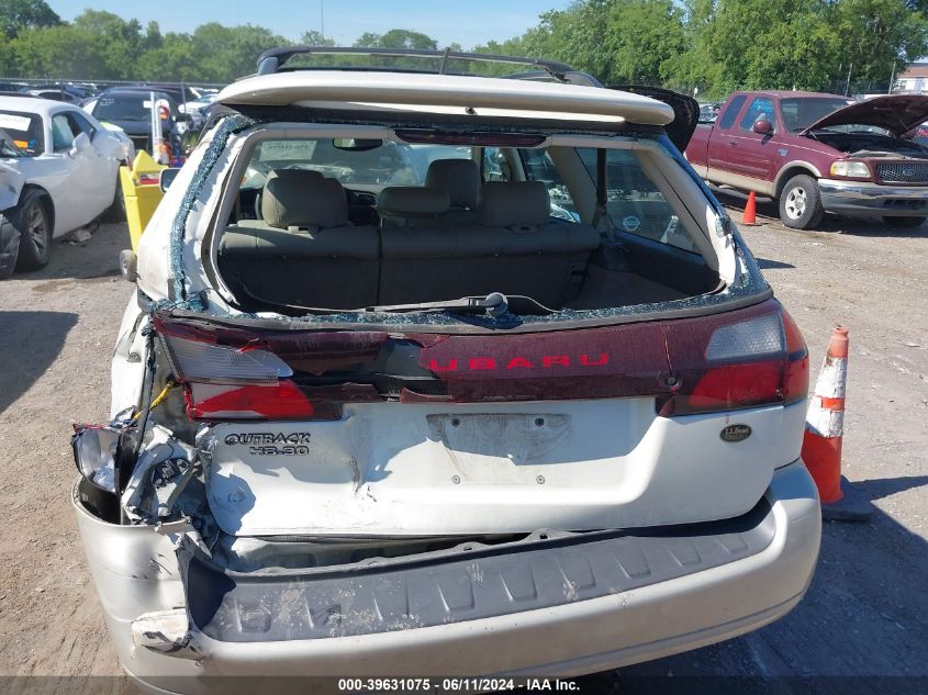 2004 Subaru Outback H6-3.0 L.l. Bean Edition VIN: 4S3BH806X47602583 Lot: 39631075