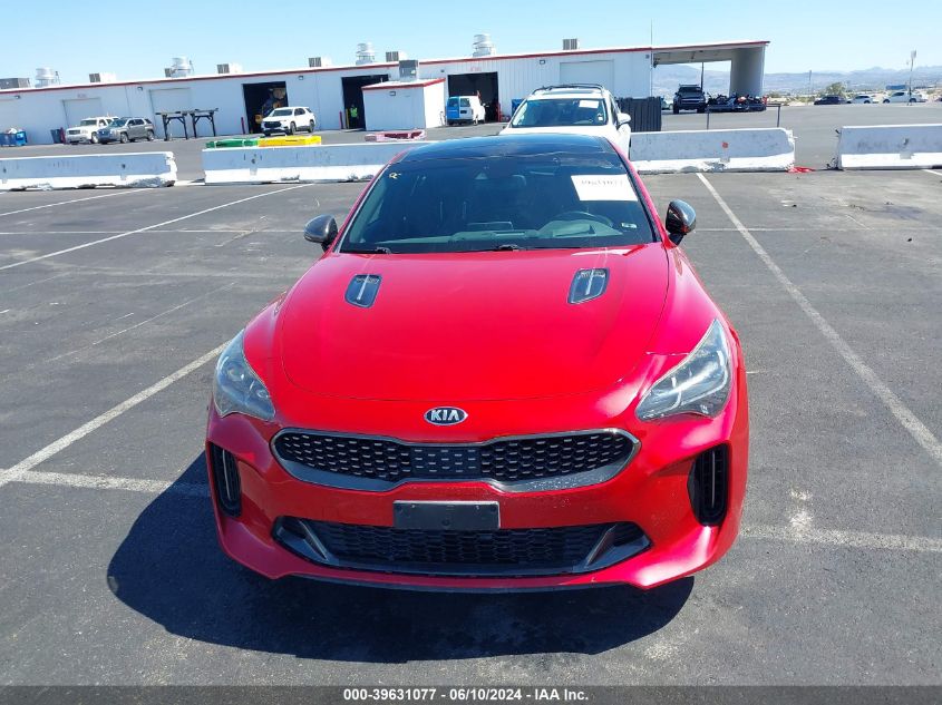 2018 Kia Stinger Gt2 VIN: KNAE55LC6J6019383 Lot: 39631077