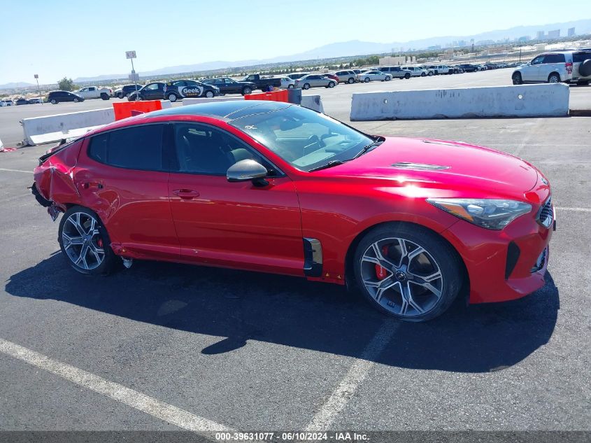 2018 Kia Stinger Gt2 VIN: KNAE55LC6J6019383 Lot: 39631077