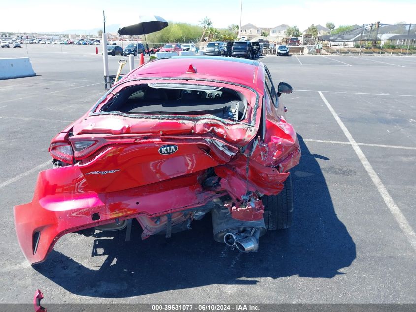2018 Kia Stinger Gt2 VIN: KNAE55LC6J6019383 Lot: 39631077