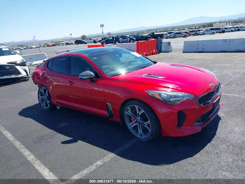 2018 Kia Stinger Gt2 VIN: KNAE55LC6J6019383 Lot: 39631077