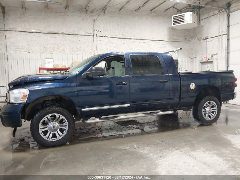 2007 Dodge Ram 2500 Laramie VIN: 3D7KS29C87G729600 Lot: 39631120