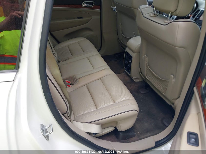 2012 Jeep Grand Cherokee Overland VIN: 1C4RJFCG3CC1757 Lot: 39631122