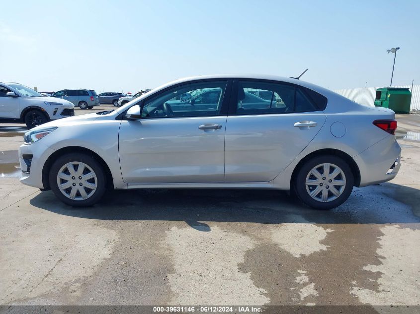 2021 Kia Rio Lx VIN: 3KPA24AD5ME413410 Lot: 39631146