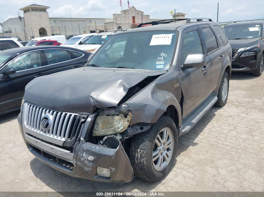 4M2CU87G29KJ16380 2009 Mercury Mariner Premier V6