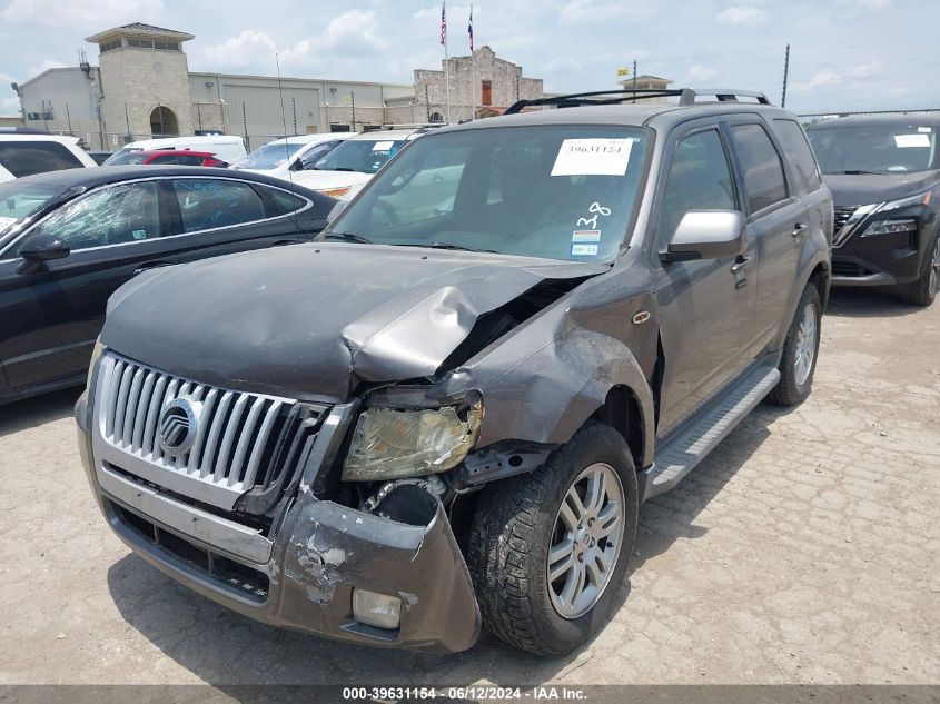 2009 Mercury Mariner Premier V6 VIN: 4M2CU87G29KJ16380 Lot: 39631154