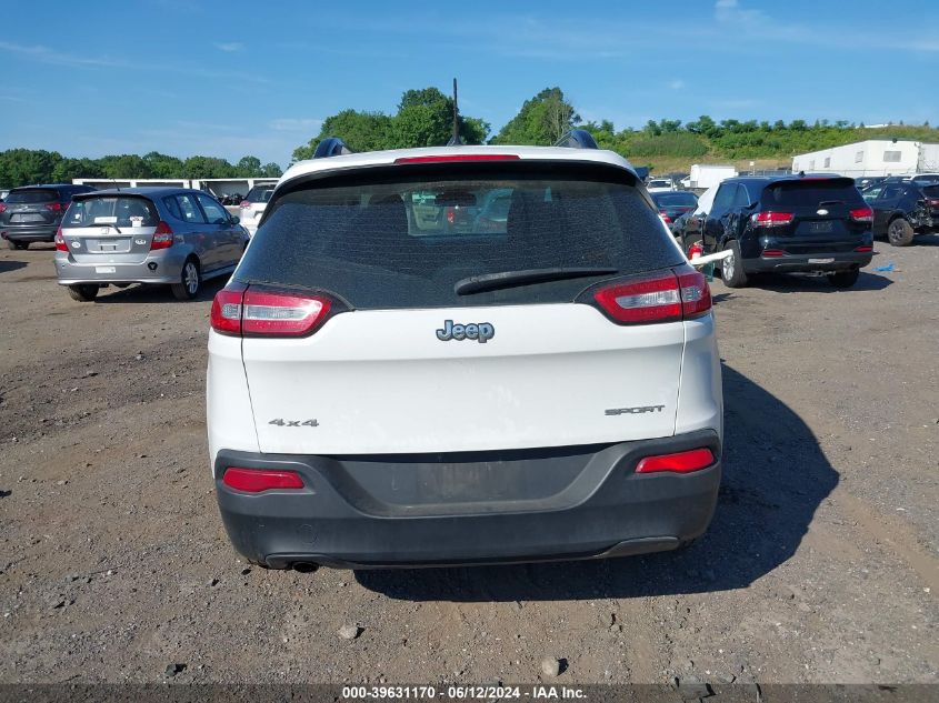 2015 Jeep Cherokee Sport VIN: 1C4PJMAB8FW595107 Lot: 39631170