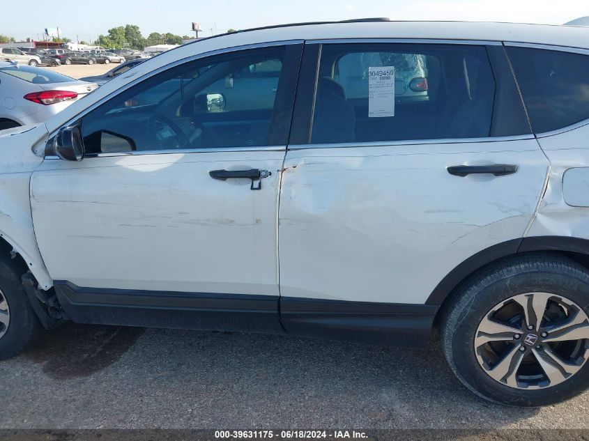 2019 Honda Cr-V Lx VIN: 2HKRW5H34KH412431 Lot: 39631175