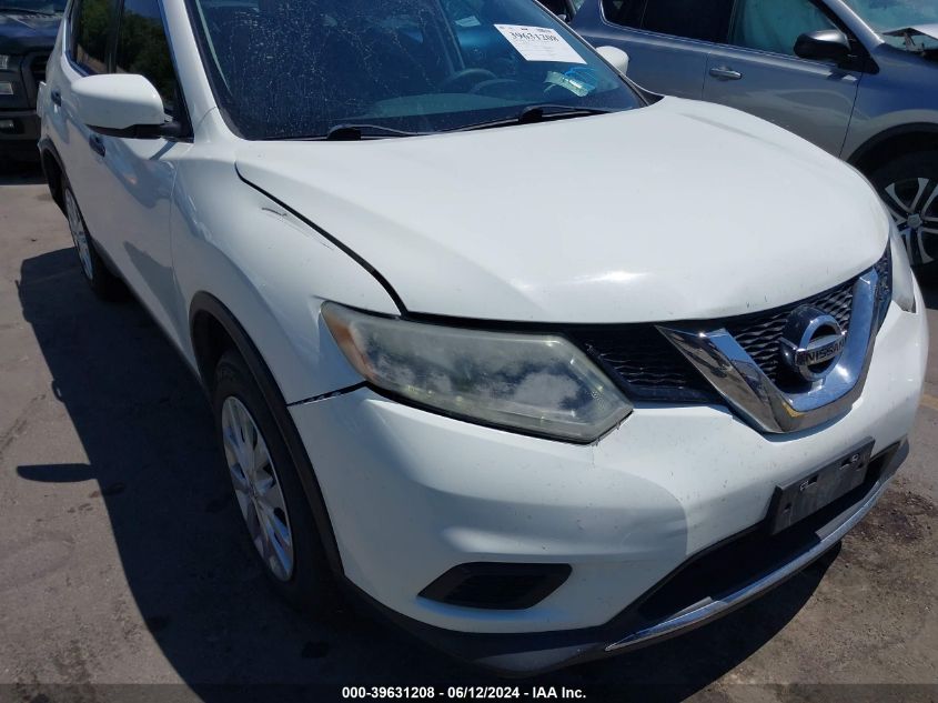 2016 Nissan Rogue S/Sl/Sv VIN: 5N1AT2MV7GC763747 Lot: 39631208