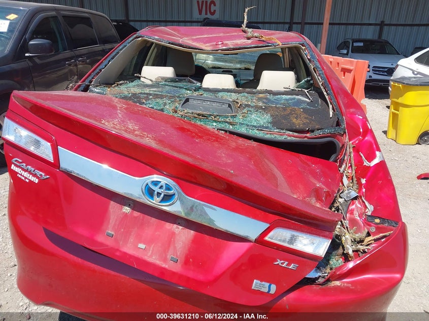 2013 Toyota Camry Hybrid Xle VIN: 4T1BD1FKXDU086245 Lot: 39631210