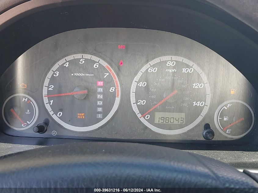 2003 Honda Cr-V Lx VIN: JHLRD78473C001101 Lot: 39631216