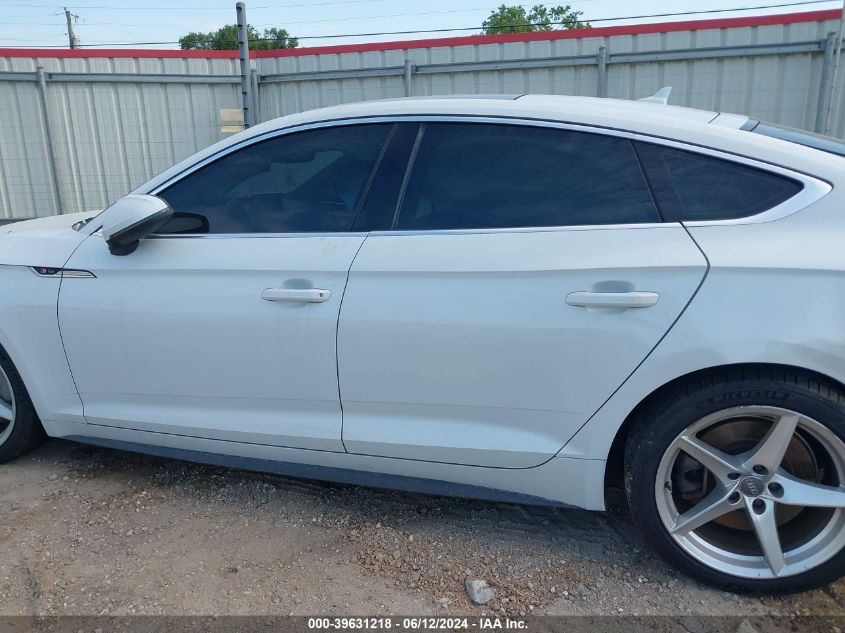 2018 Audi A5 2.0T Premium VIN: WAUENCF51JA055819 Lot: 39631218