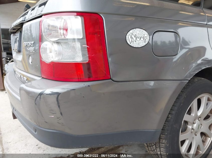 2009 Land Rover Range Rover Sport Hse VIN: SALSK25419A205871 Lot: 39631222
