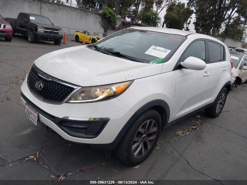 2016 Kia Sportage Lx VIN: KNDPB3AC5G7797365 Lot: 39631229