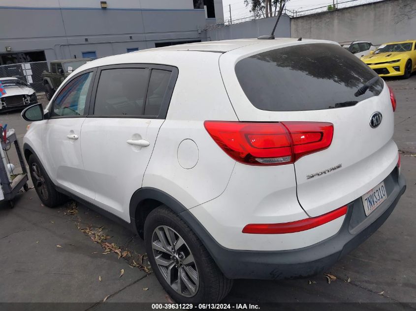 2016 Kia Sportage Lx VIN: KNDPB3AC5G7797365 Lot: 39631229