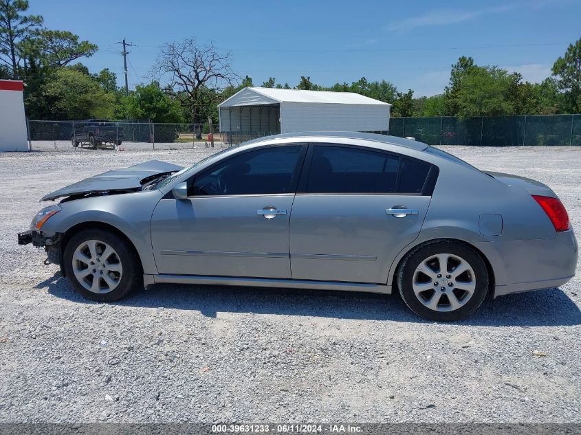 2008 Nissan Maxima 3.5 Sl VIN: 1N4BA41E38C827157 Lot: 39631233