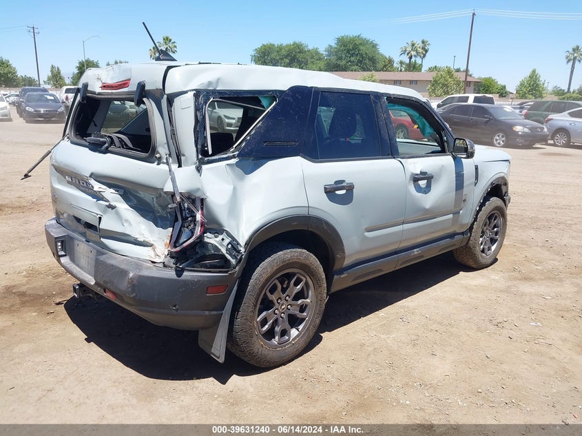 2022 Ford Bronco Sport Big Bend VIN: 3FMCR9B63NRD66322 Lot: 39631240