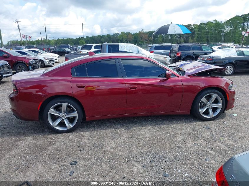 2018 Dodge Charger Sxt Plus Rwd VIN: 2C3CDXHG6JH135335 Lot: 39631243