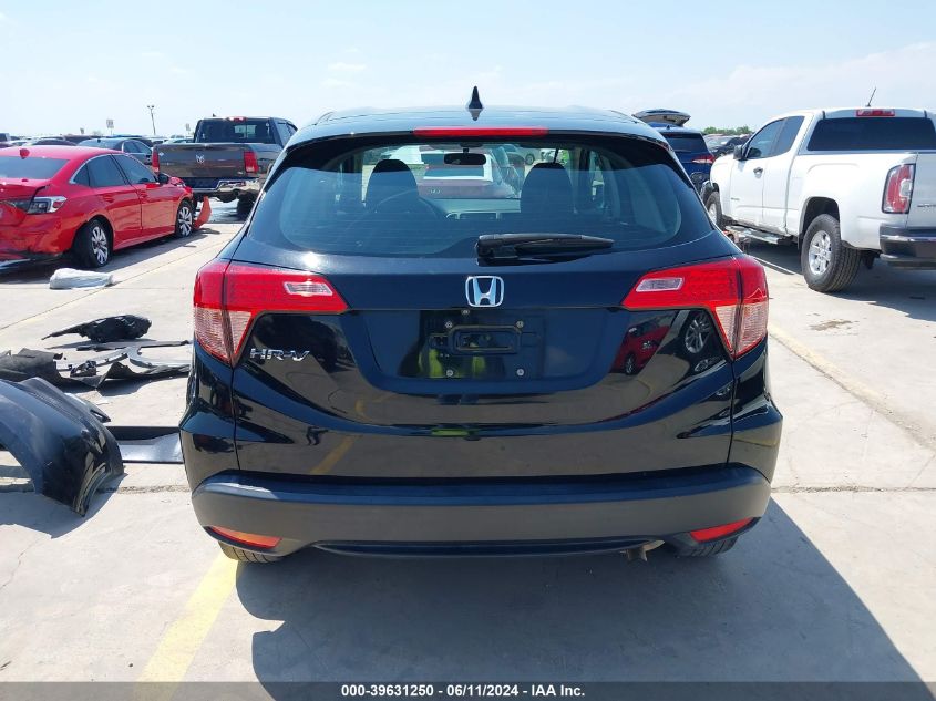 2018 Honda Hr-V Lx VIN: 3CZRU5H39JM717738 Lot: 39631250