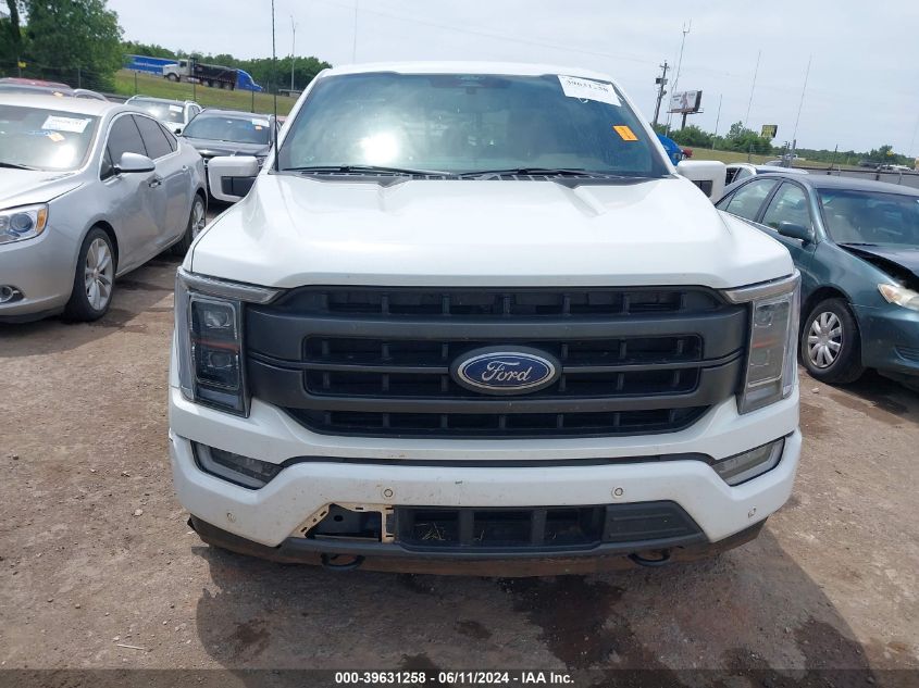 2022 Ford F-150 Lariat VIN: 1FTFW1E83NFB22319 Lot: 39631258