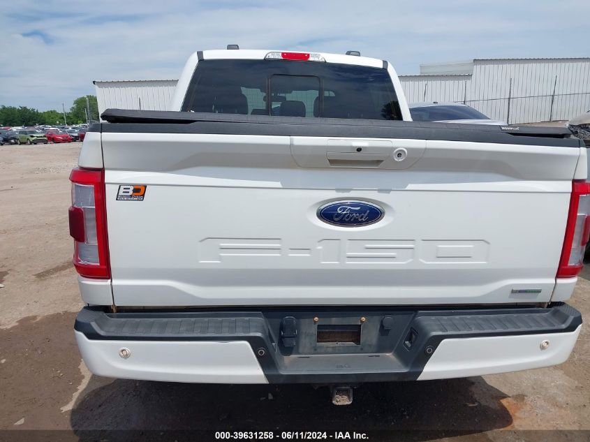 2022 Ford F-150 Lariat VIN: 1FTFW1E83NFB22319 Lot: 39631258