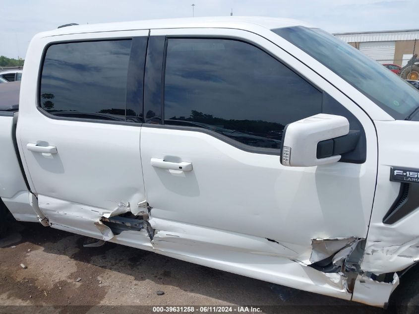 2022 Ford F-150 Lariat VIN: 1FTFW1E83NFB22319 Lot: 39631258