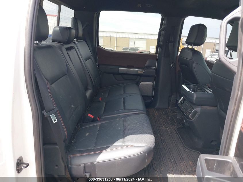 2022 Ford F-150 Lariat VIN: 1FTFW1E83NFB22319 Lot: 39631258