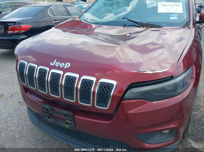 2019 Jeep Cherokee Latitude Fwd VIN: 1C4PJLCB2KD175873 Lot: 39631279