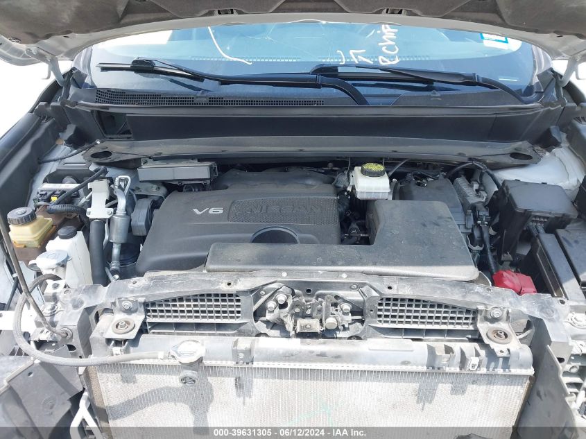 2019 Nissan Pathfinder Sl VIN: 5N1DR2MM1KC644491 Lot: 39631305