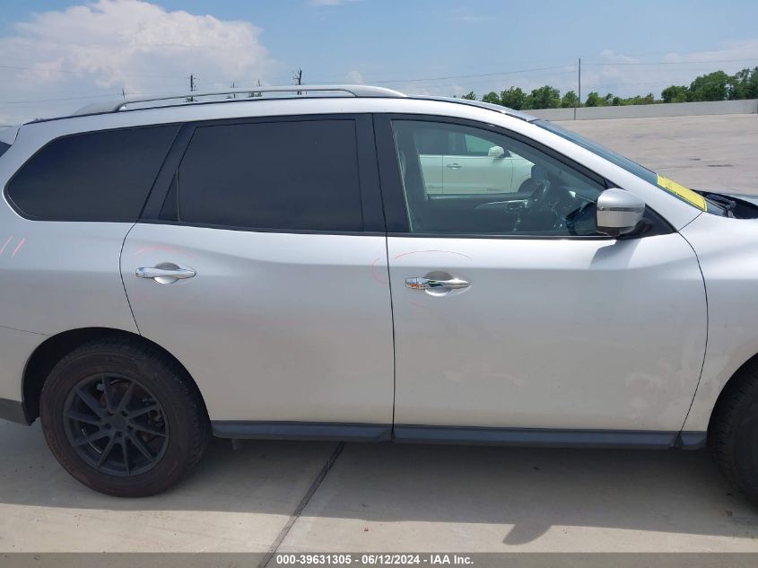 2019 Nissan Pathfinder Sl VIN: 5N1DR2MM1KC644491 Lot: 39631305