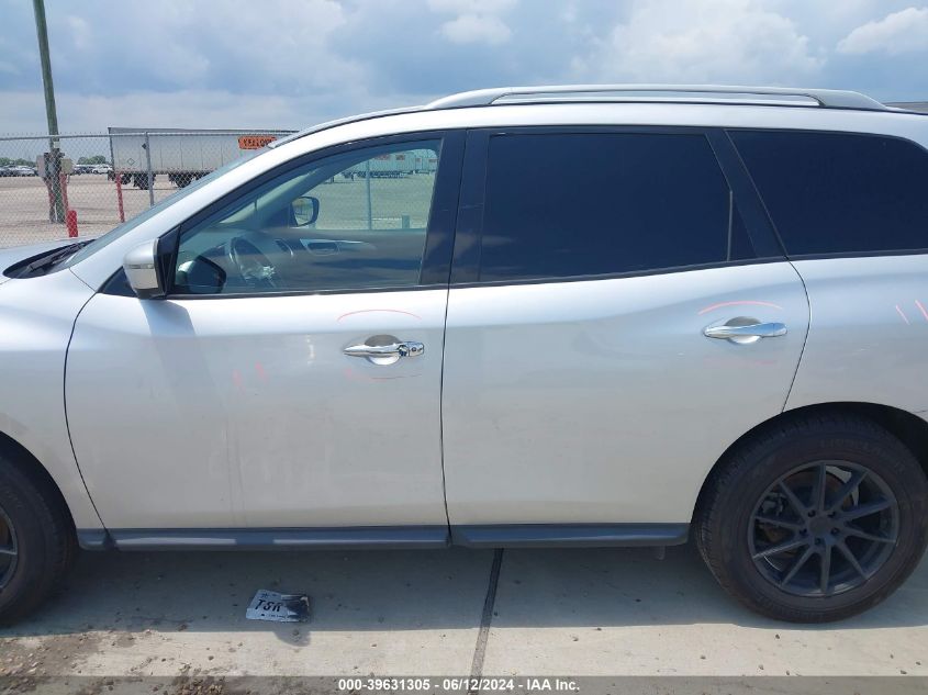 2019 Nissan Pathfinder Sl VIN: 5N1DR2MM1KC644491 Lot: 39631305
