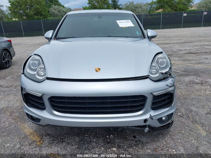 2017 Porsche Cayenne S VIN: WP1AB2A27HLA51689 Lot: 39631308