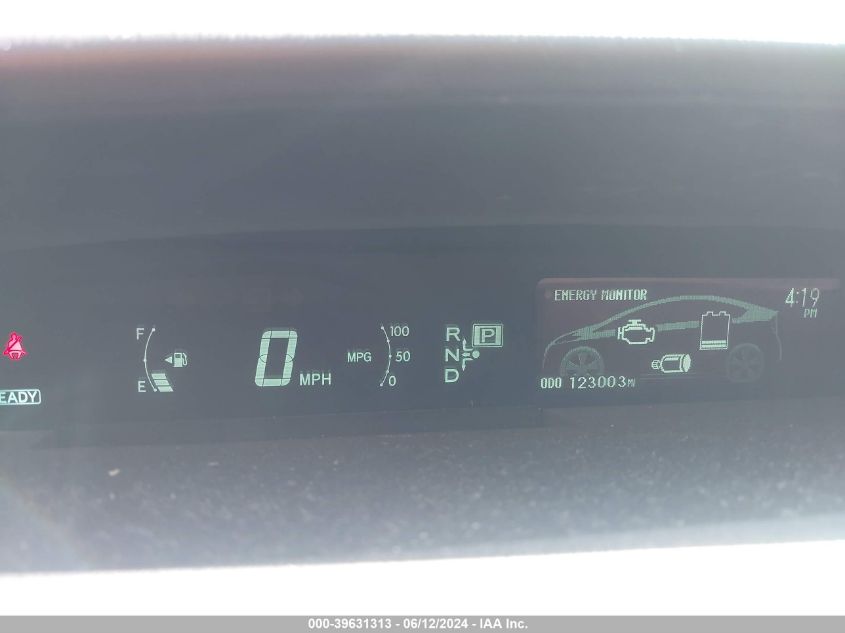 2010 Toyota Prius Iii VIN: JTDKN3DU5A1086779 Lot: 39631313