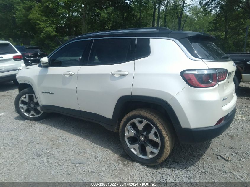 2018 Jeep Compass Limited 4X4 VIN: 3C4NJDCB1JT435671 Lot: 39631322