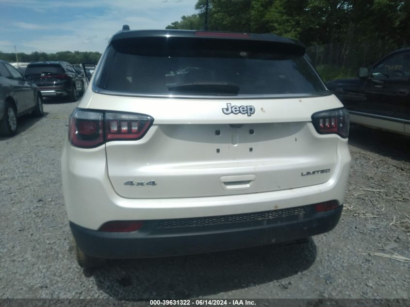 2018 Jeep Compass Limited 4X4 VIN: 3C4NJDCB1JT435671 Lot: 39631322