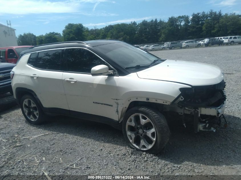 2018 Jeep Compass Limited 4X4 VIN: 3C4NJDCB1JT435671 Lot: 39631322