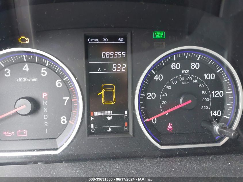 2009 Honda Cr-V Ex VIN: 5J6RE38559L015609 Lot: 39631330