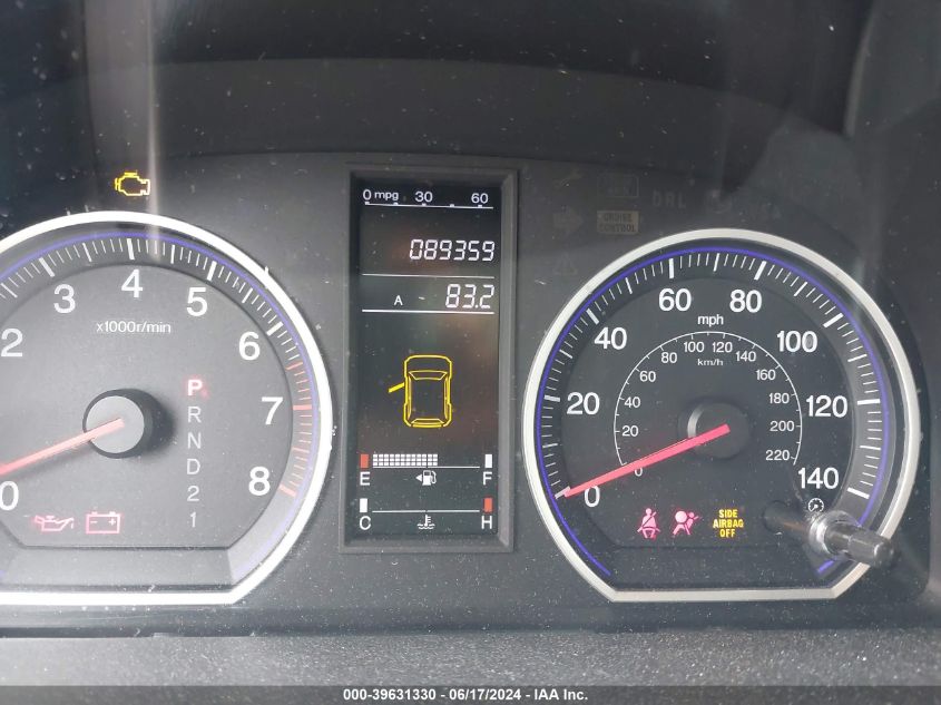 2009 Honda Cr-V Ex VIN: 5J6RE38559L015609 Lot: 39631330